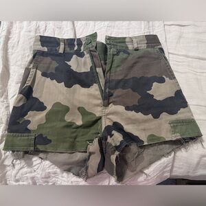 Vintage Camo Short Cutoffs